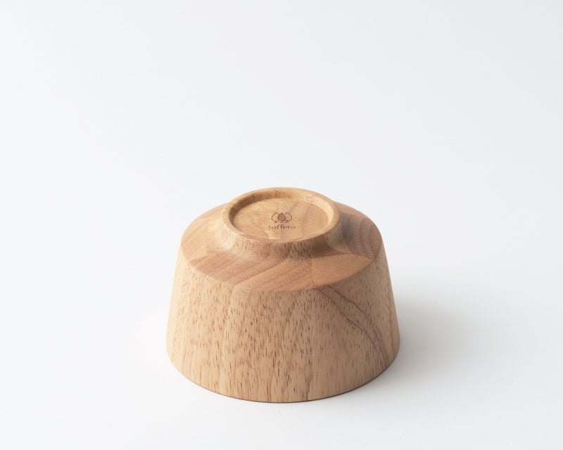 Wooden bowl M straight | Rubber wood