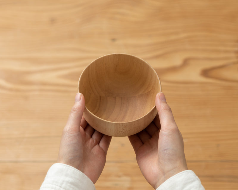 Wooden bowl M | Rubber wood