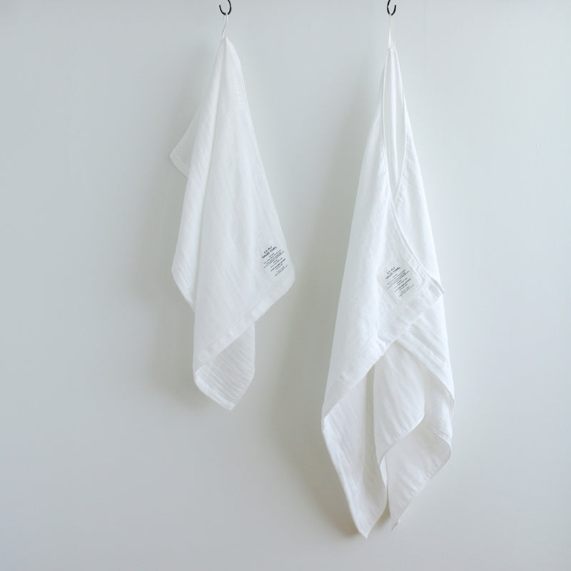 2.5-PLY GAUZE TOWEL | White