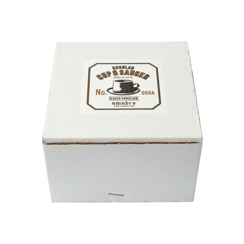 REGULAR CUP & SAUCER | White | amabro
