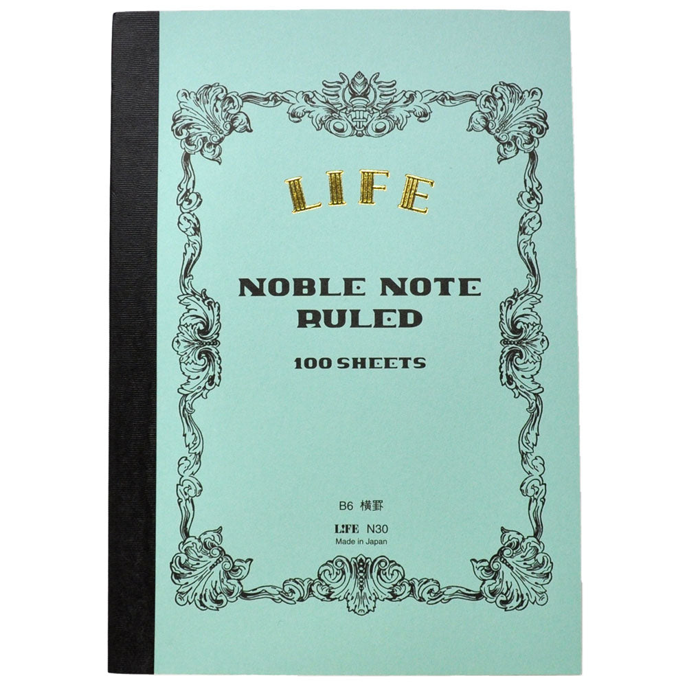LIFE Notebook Noble Notebook Ruled | B6 N30 – ZAKKAsine