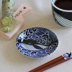 Minoyaki Kujira whale Plate ｜mamezara