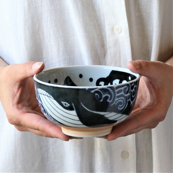 Minoyaki Whale Donburi Bowl