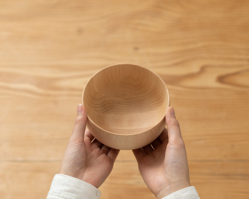 Wooden bowl L | Maple