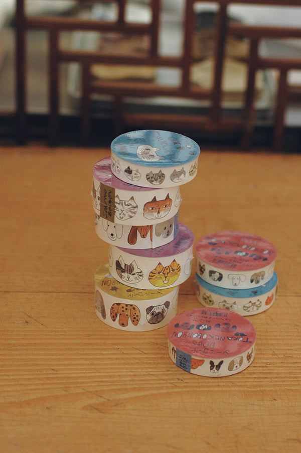 TORANEKO BON BON Sticker roll 18mm (Cat)