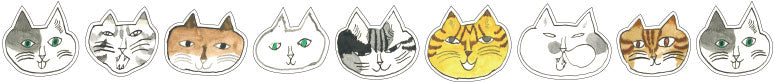 TORANEKO BON BON Sticker roll 30mm (Cat)