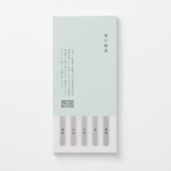 Japanese Incense sticks summer edition | NAKAGAWA MASASHICHI SHOTEN