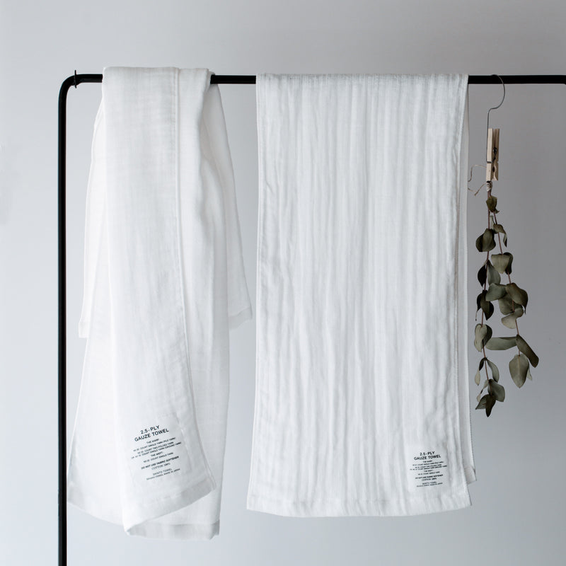 2.5-PLY GAUZE TOWEL | White