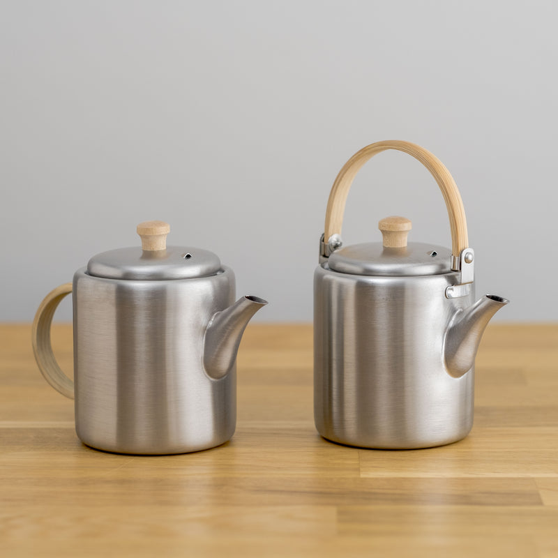 Black Piment STRAIGHT TEA POT -  Top handle | KOBO AIZAWA