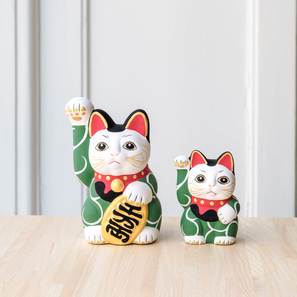 Pottery Decoration | Manekineko | Green