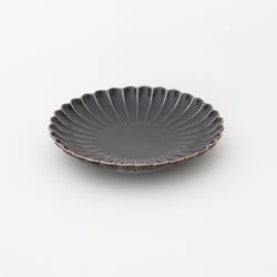 Chrysanthemum Plate | Gray | HASAMI
