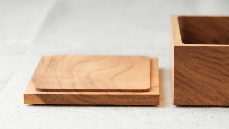 Cherry Wood Butter Case | Azmaya