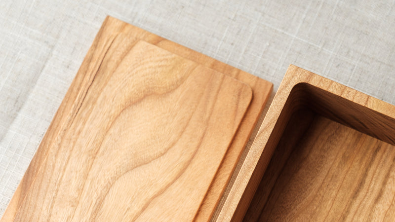 Cherry Wood Butter Case | Azmaya
