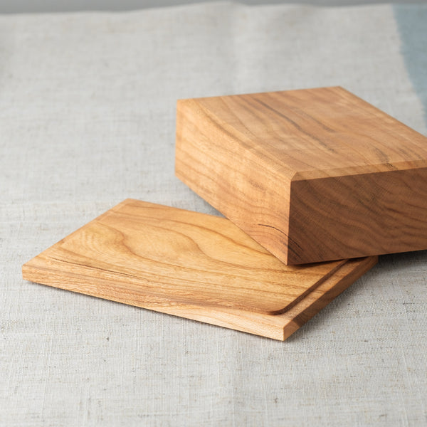 Cherry Wood Butter Case | Azmaya