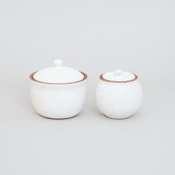 SHIGARAKI salt pot | White