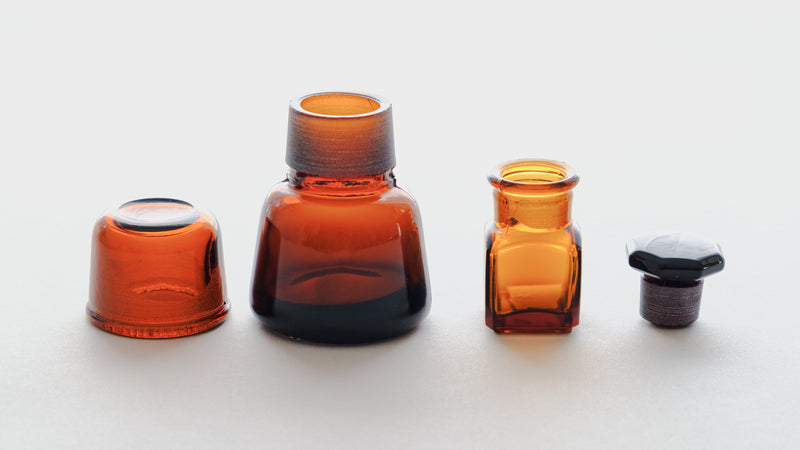 Dentist Medicine bottle  | brown  | Matsunoya