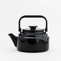 Noda Horo Enamel Kettle | Black