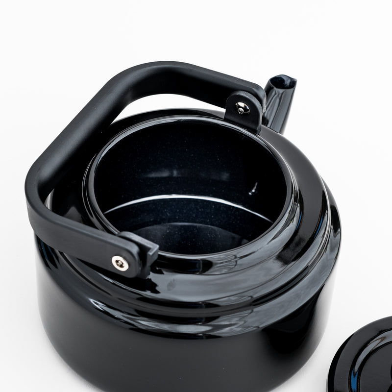 Noda Horo Enamel Kettle | Black