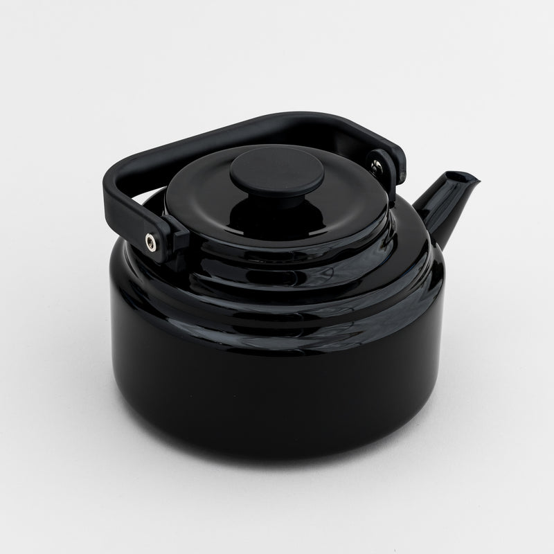 Noda Horo Enamel Kettle | Black