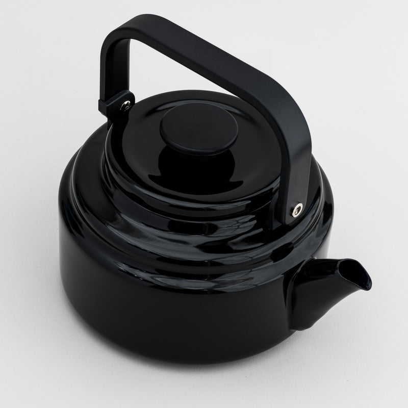 Noda Horo Enamel Kettle | Black