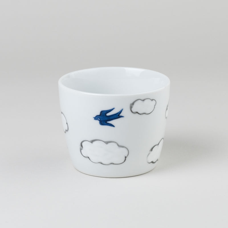 hand-painted swallow cup | arita porcelain