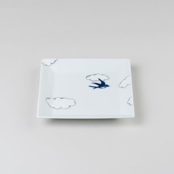 hand-painted Square Plate | arita porcelain