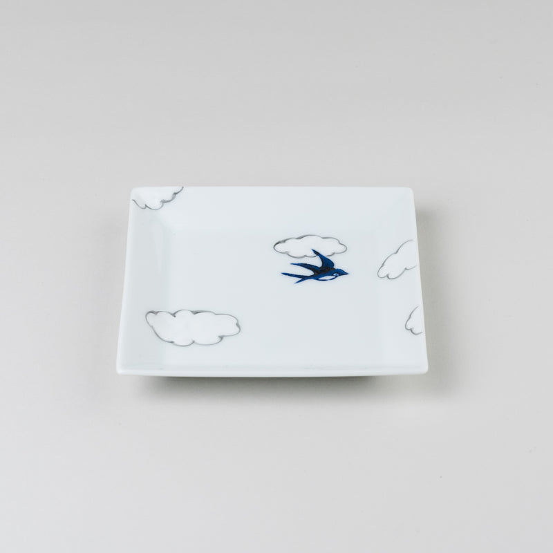 hand-painted Square Plate | arita porcelain