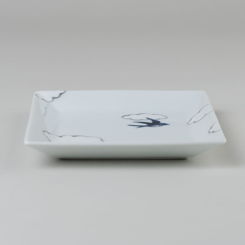 hand-painted Square Plate | arita porcelain