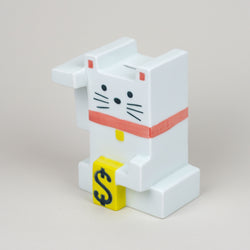 KAKUKAKU manekineko White | The Porcelains