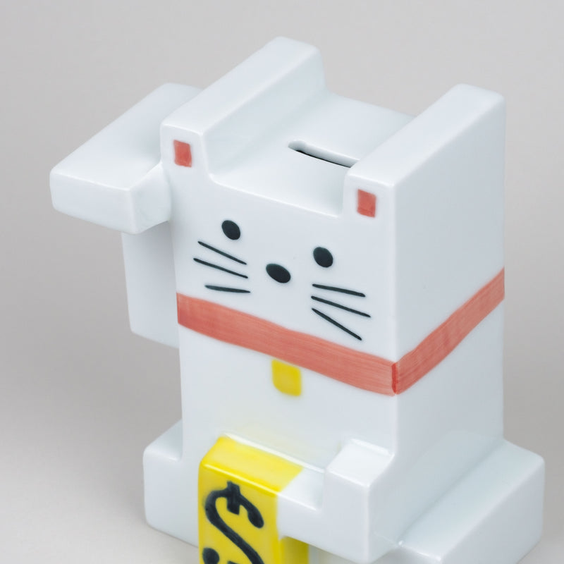 KAKUKAKU manekineko White | The Porcelains