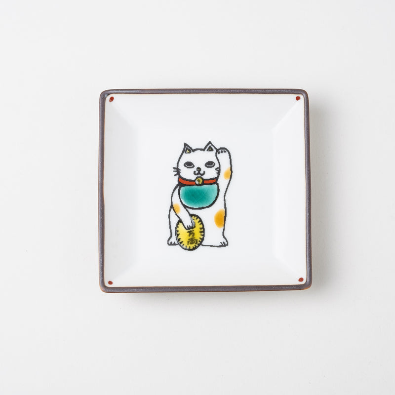 Kutani ware Lucky plates | square