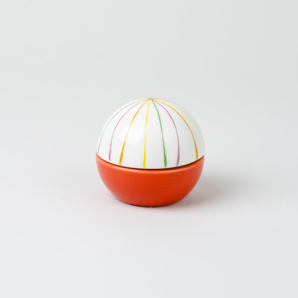 Japanese confectionery porcelain box | Temari