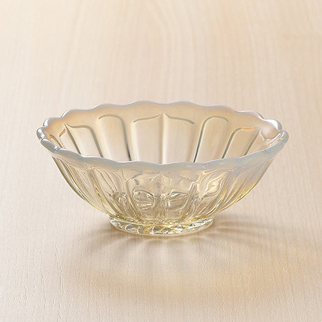 Hirota Glass Yuki No Hana Dessert bowl  | Ancient