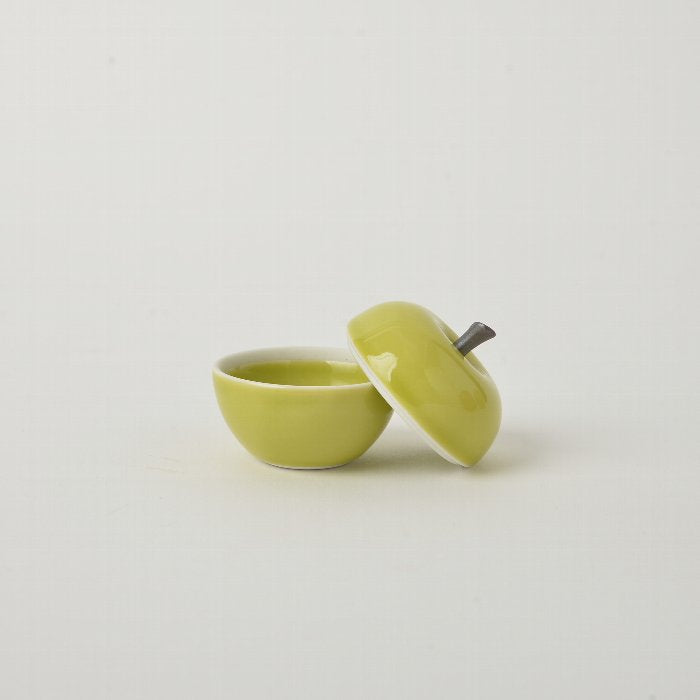 Apple porcelain Canister | Green