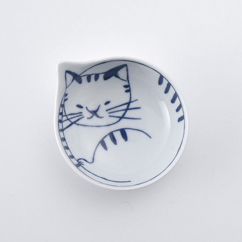 Hasami ware cat small bowl