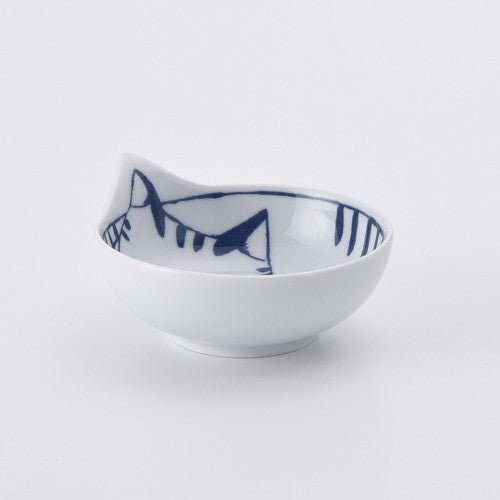 Hasami ware cat small bowl