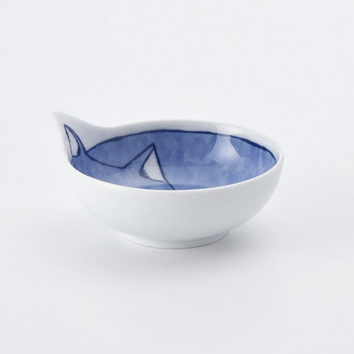 Hasami ware cat small bowl