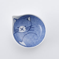 Hasami ware cat small bowl