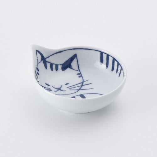 Hasami ware cat small bowl