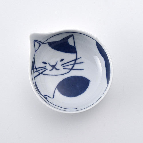 Hasami ware cat small bowl