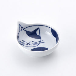 Hasami ware cat small bowl