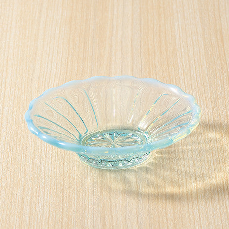 Hirota Glass Yuki No Hana  Bowl  | Blue
