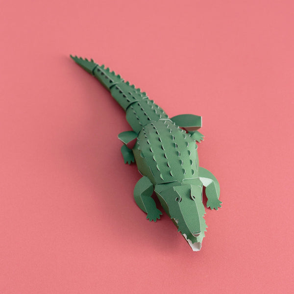 TOP TO TAIL CROCODILE | Fukunaga Print