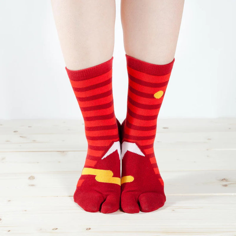 Tabi Socks／Red Fuji – ZAKKAsine