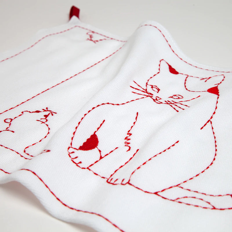 Dishcloth／Cat & Mouse