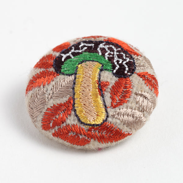 Brooch／Oniiguchi Mushroom