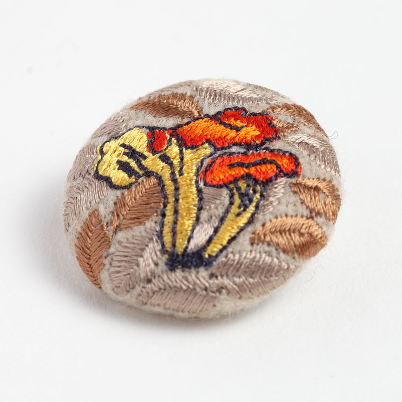 Brooch／Anzutake Mushroom