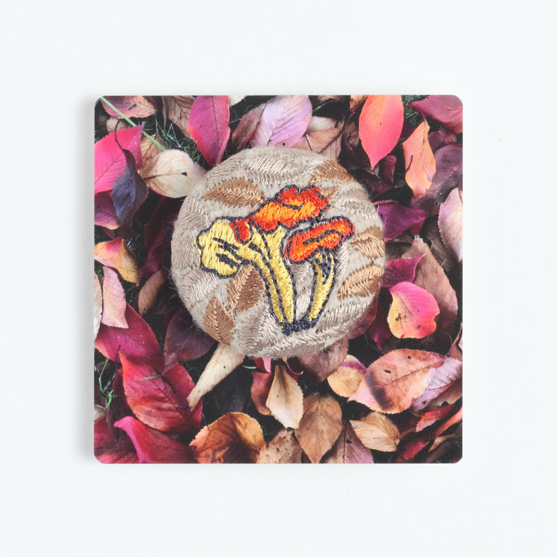 Brooch／Anzutake Mushroom