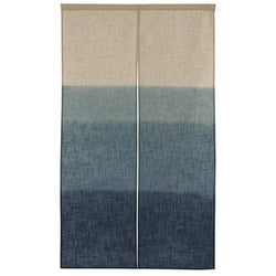 Gradient linen noren