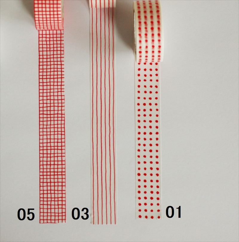 Mitsou Washi Tape | Red